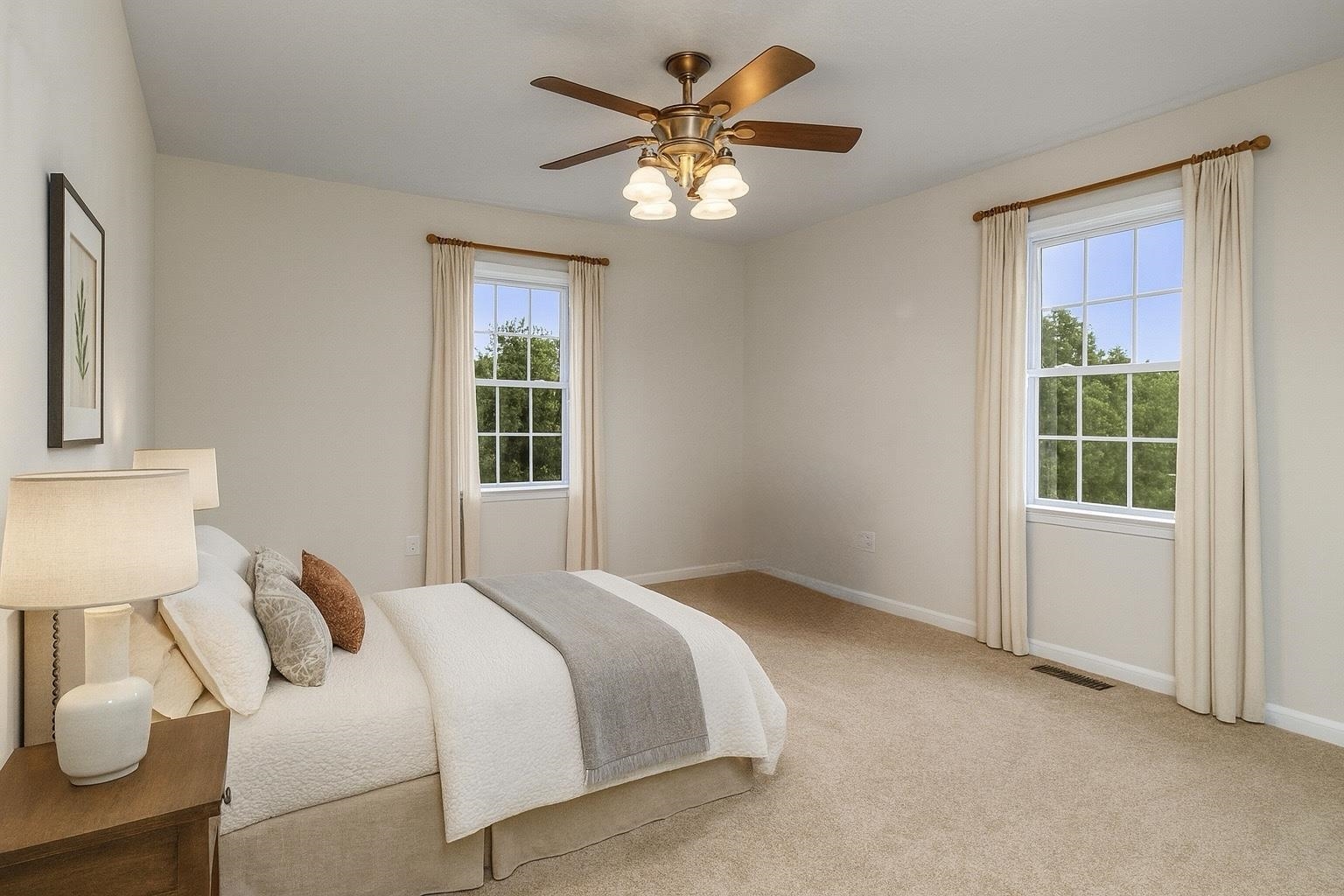 Room Shown with Virtual Staging for Inspiration