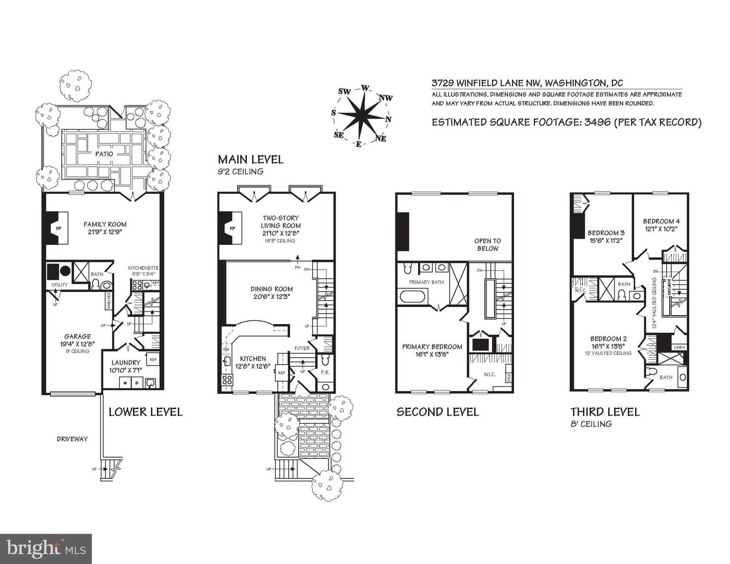3729 WINFIELD LN NW, WASHINGTON, District Of Columbia 20007, 5 Bedrooms Bedrooms, ,4 BathroomsBathrooms,Residential,For sale,3729 WINFIELD LN NW,DCDC2216296 MLS # DCDC2216296