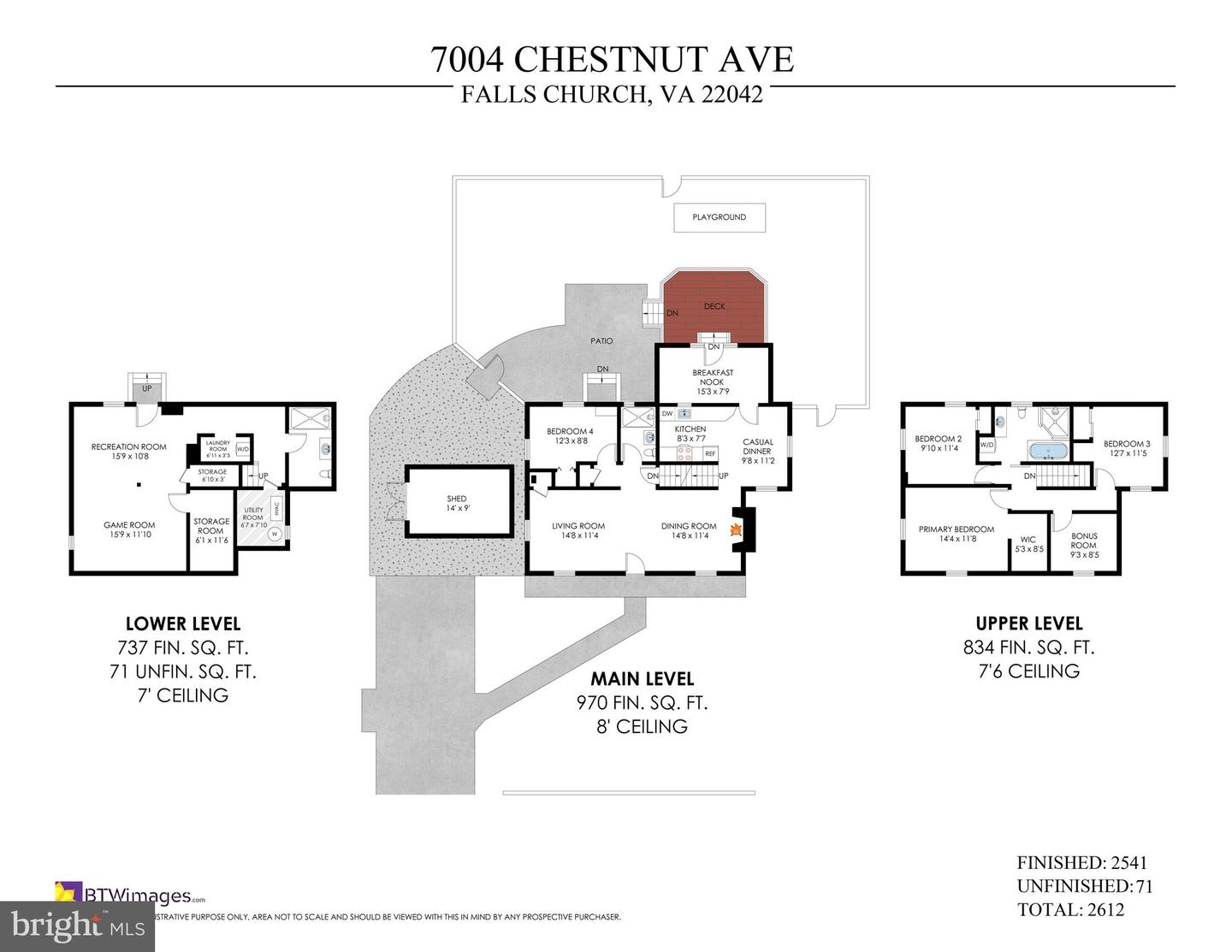 7004 CHESTNUT AVE, FALLS CHURCH, Virginia 22042, 5 Bedrooms Bedrooms, ,3 BathroomsBathrooms,Residential,For sale,7004 CHESTNUT AVE,VAFX2256492 MLS # VAFX2256492