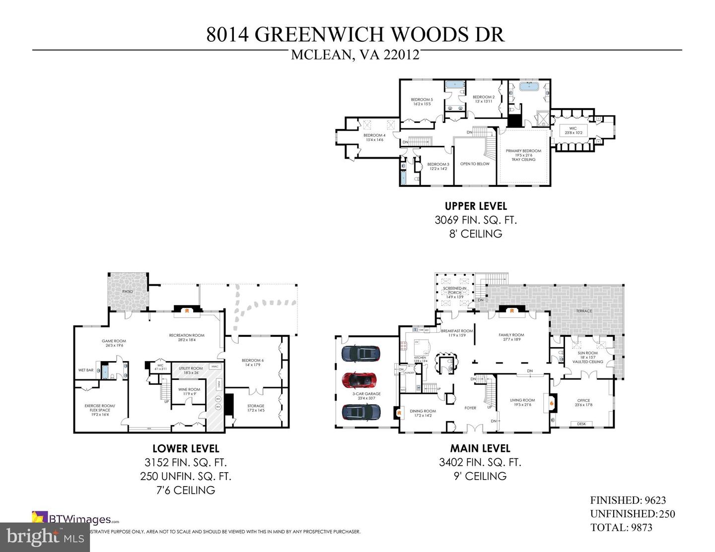 8014 GREENWICH WOODS DR, MCLEAN, Virginia 22102, 6 Bedrooms Bedrooms, ,4 BathroomsBathrooms,Residential,For sale,8014 GREENWICH WOODS DR,VAFX2256038 MLS # VAFX2256038