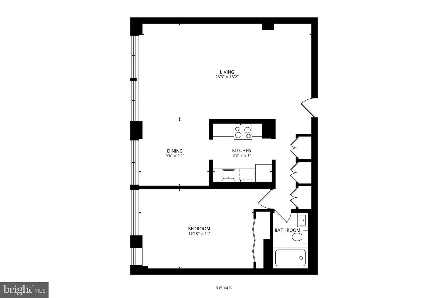 600 ROOSEVELT BLVD #407, FALLS CHURCH, Virginia 22044, 1 Bedroom Bedrooms, ,1 BathroomBathrooms,Residential,For sale,600 ROOSEVELT BLVD #407,VAFA2003208 MLS # VAFA2003208