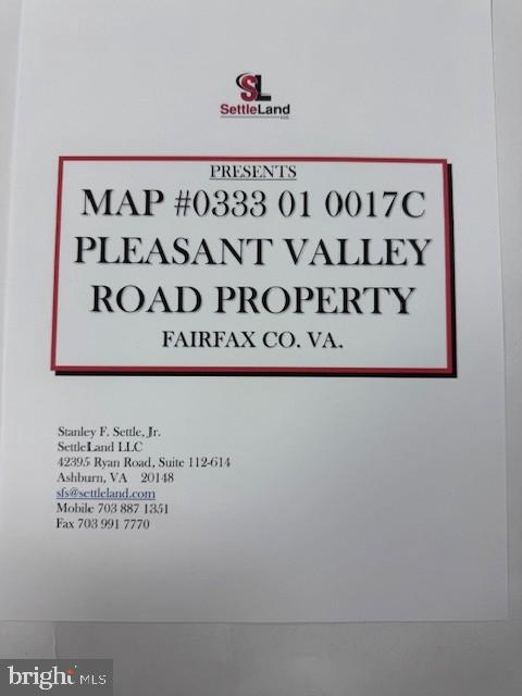 0 PLEASANT VALLEY ROAD, CHANTILLY, Virginia 20151, ,Land,For sale,0 PLEASANT VALLEY ROAD,VAFX2264084 MLS # VAFX2264084