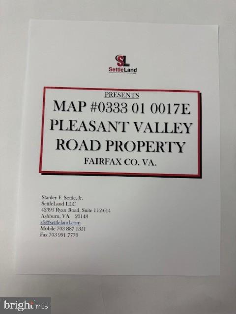 0 PLEASANT VALLEY ROAD, CHANTILLY, Virginia 20151, ,Land,For sale,0 PLEASANT VALLEY ROAD,VAFX2264140 MLS # VAFX2264140
