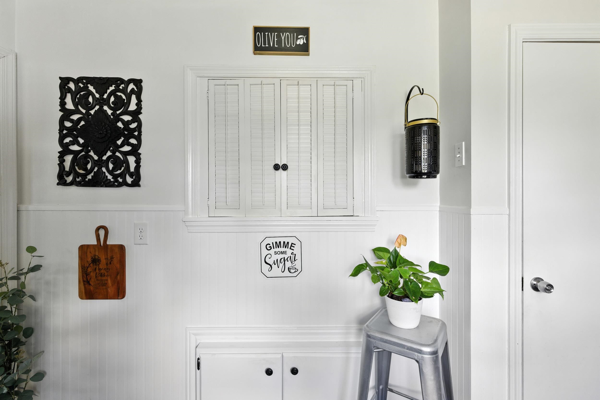 A pantry cabinet