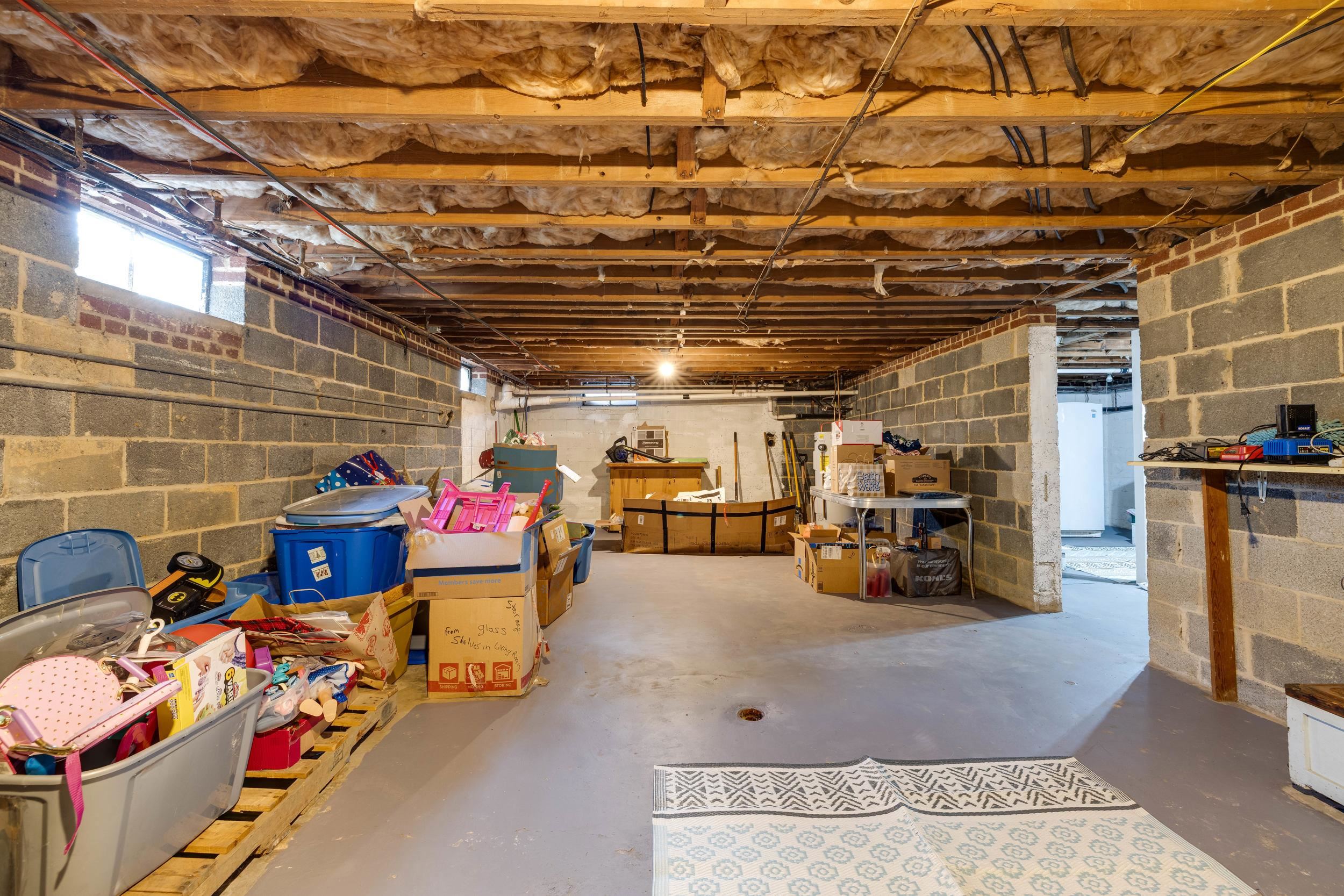 Space for a workout room too in this section!