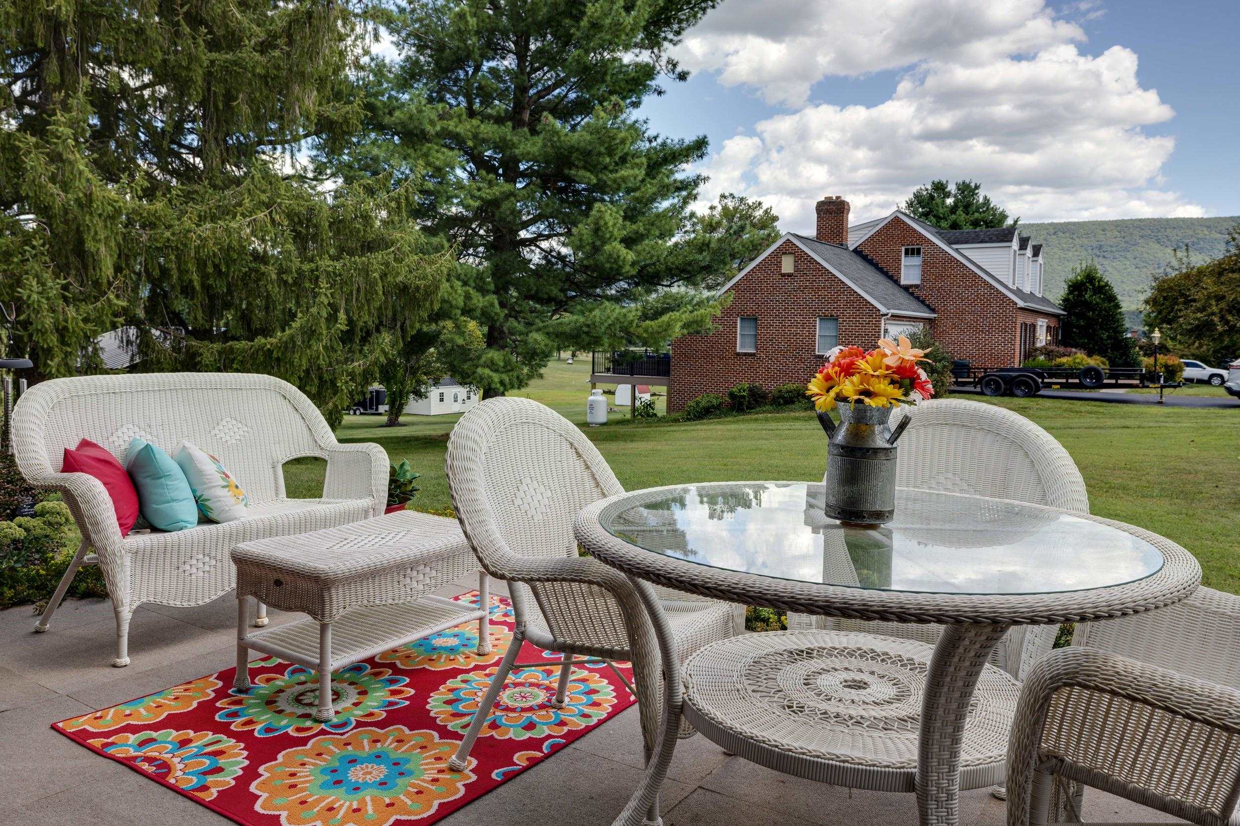 Outside dining