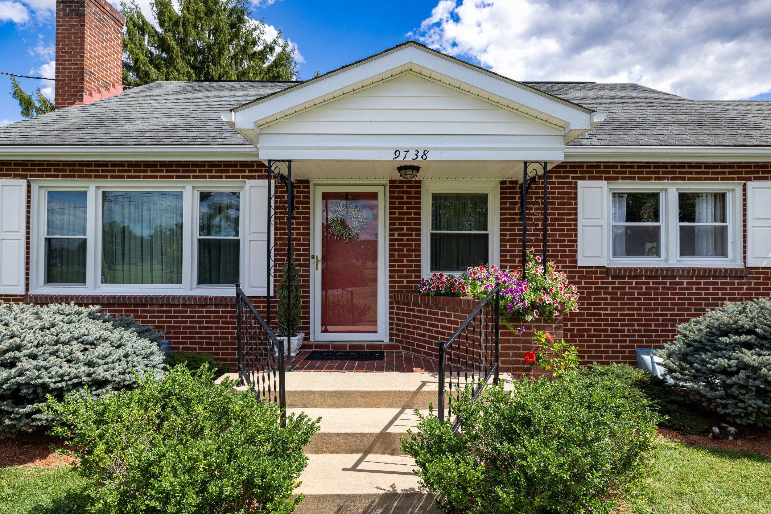 Covered front porch