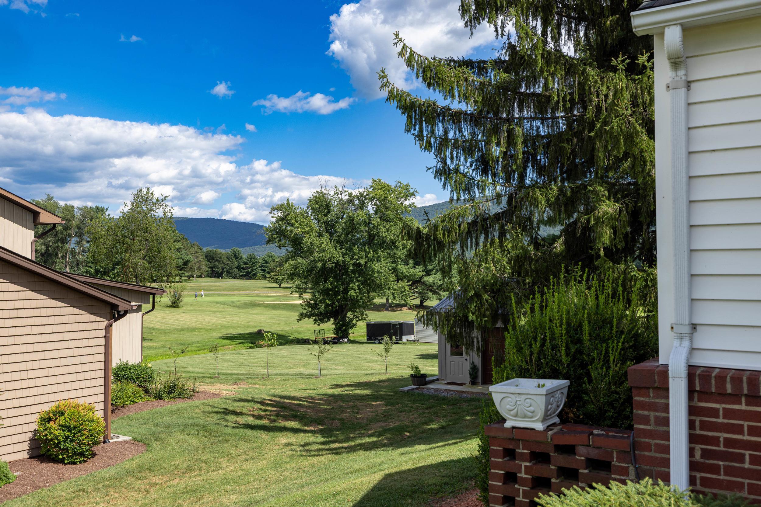 View of mountains & the 