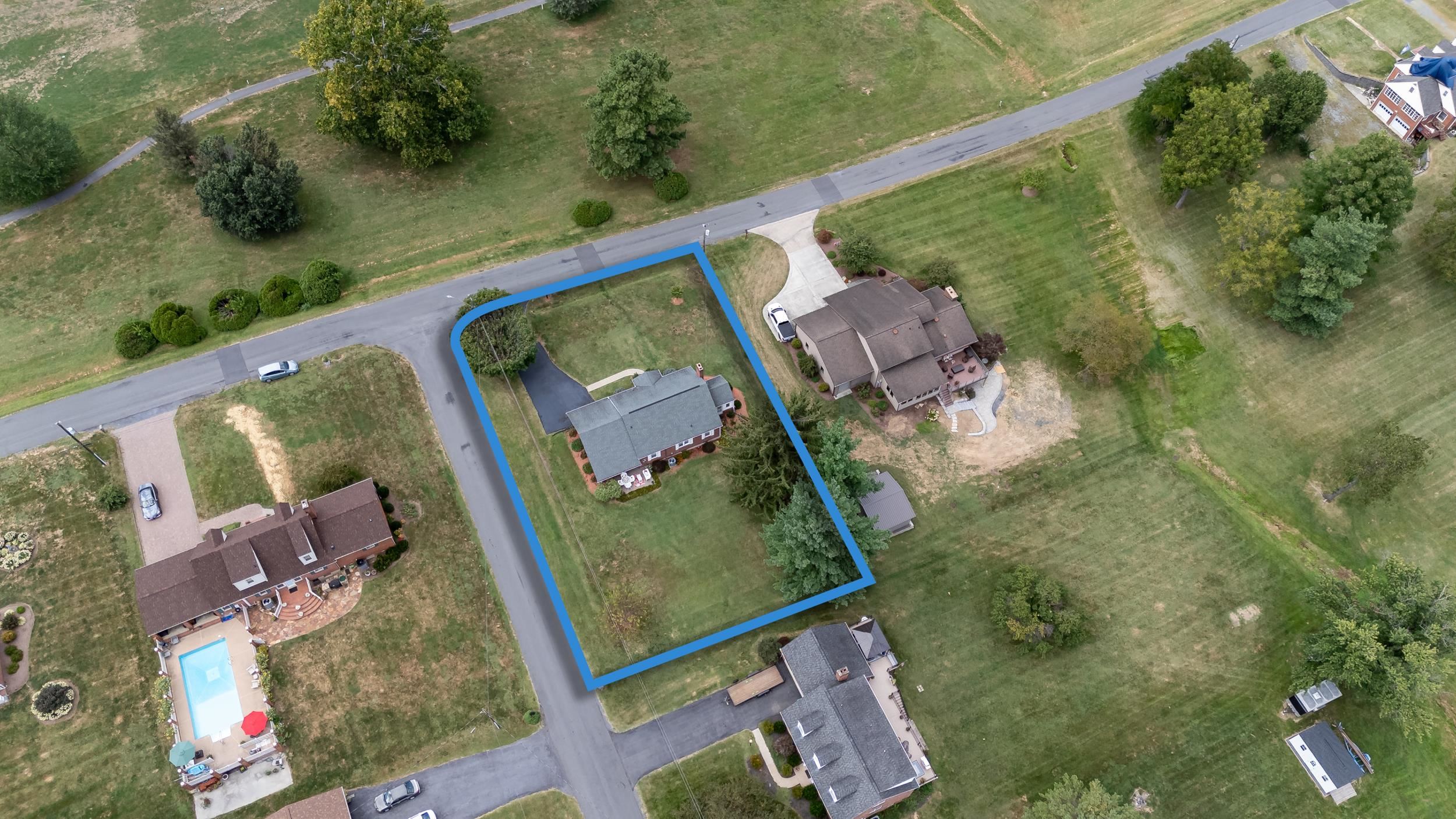 9738 Fairway Drive is situated on a 0.344 acre lot