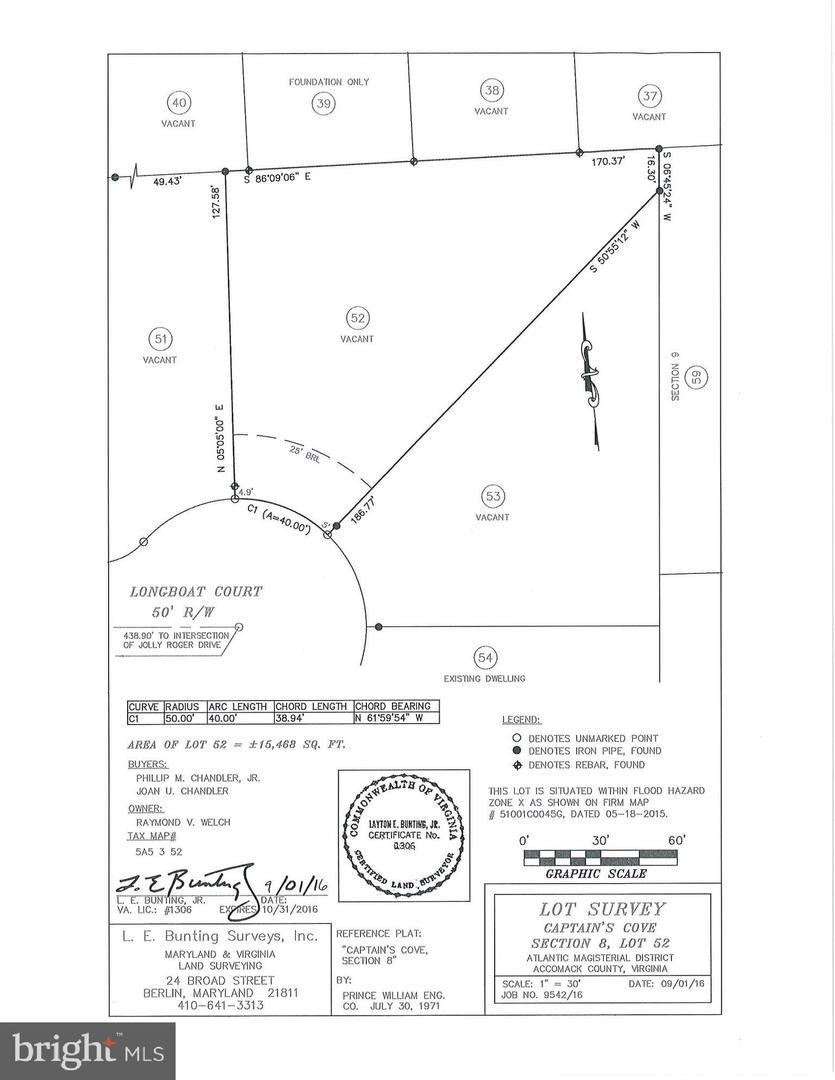 52 LONGBOAT CT, GREENBACKVILLE, Virginia 23356, ,Land,For sale,52 LONGBOAT CT,VAAC2002210 MLS # VAAC2002210