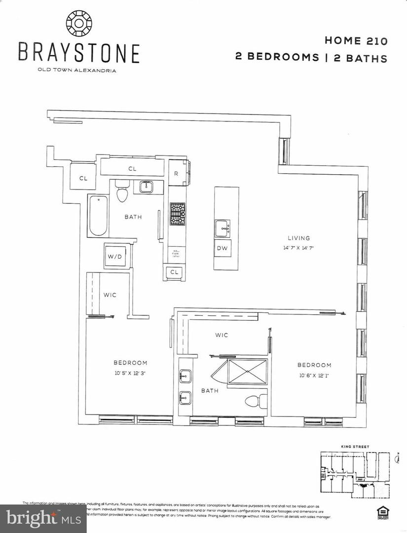 1312 KING STREET #210, ALEXANDRIA, Virginia 22314, 2 Bedrooms Bedrooms, ,2 BathroomsBathrooms,Residential,For sale,1312 KING STREET #210,VAAX2048918 MLS # VAAX2048918
