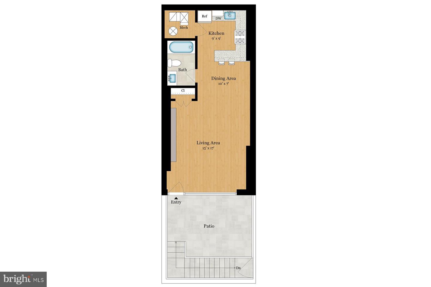 1401 Q ST NW #T1, WASHINGTON, District Of Columbia 20009, ,1 BathroomBathrooms,Residential,For sale,1401 Q ST NW #T1,DCDC2198834 MLS # DCDC2198834