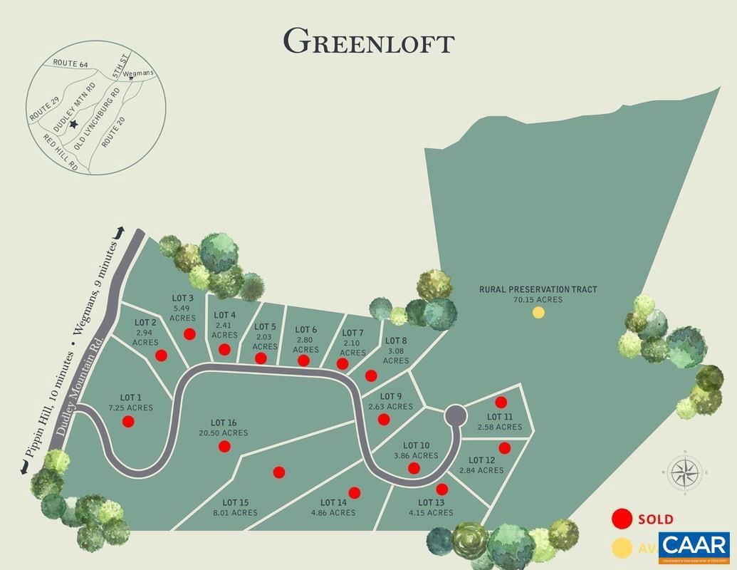 LOT 15 GREENLOFT LN #15, NORTH GARDEN, Virginia 22959, ,Land,For sale,LOT 15 GREENLOFT LN #15,668694 MLS # 668694