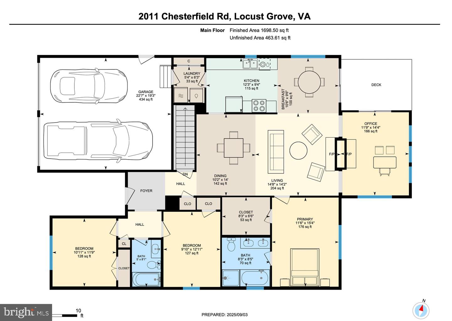 2011 CHESTERFIELD RD, LOCUST GROVE, Virginia 22508, 4 Bedrooms Bedrooms, ,3 BathroomsBathrooms,Residential,For sale,2011 CHESTERFIELD RD,VAOR2010680 MLS # VAOR2010680