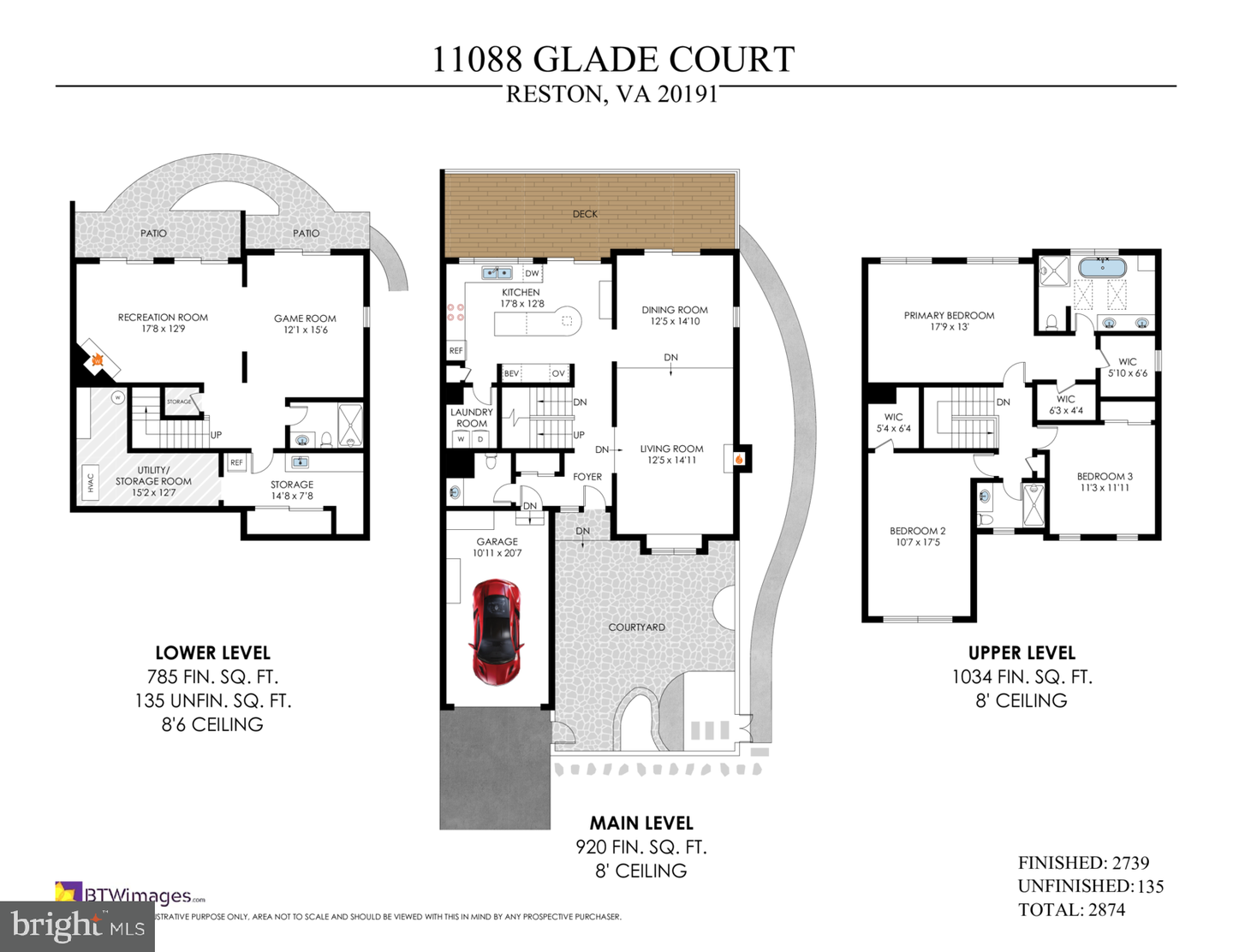 11088 GLADE CT, RESTON, Virginia 20191, 3 Bedrooms Bedrooms, 15 Rooms Rooms,3 BathroomsBathrooms,Residential,For sale,11088 GLADE CT,VAFX2265286 MLS # VAFX2265286