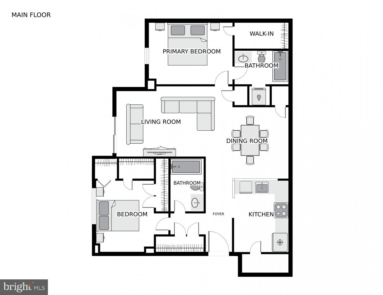 2050 N CALVERT ST #106, ARLINGTON, Virginia 22201, 2 Bedrooms Bedrooms, ,2 BathroomsBathrooms,Residential,For sale,2050 N CALVERT ST #106,VAAR2058288 MLS # VAAR2058288