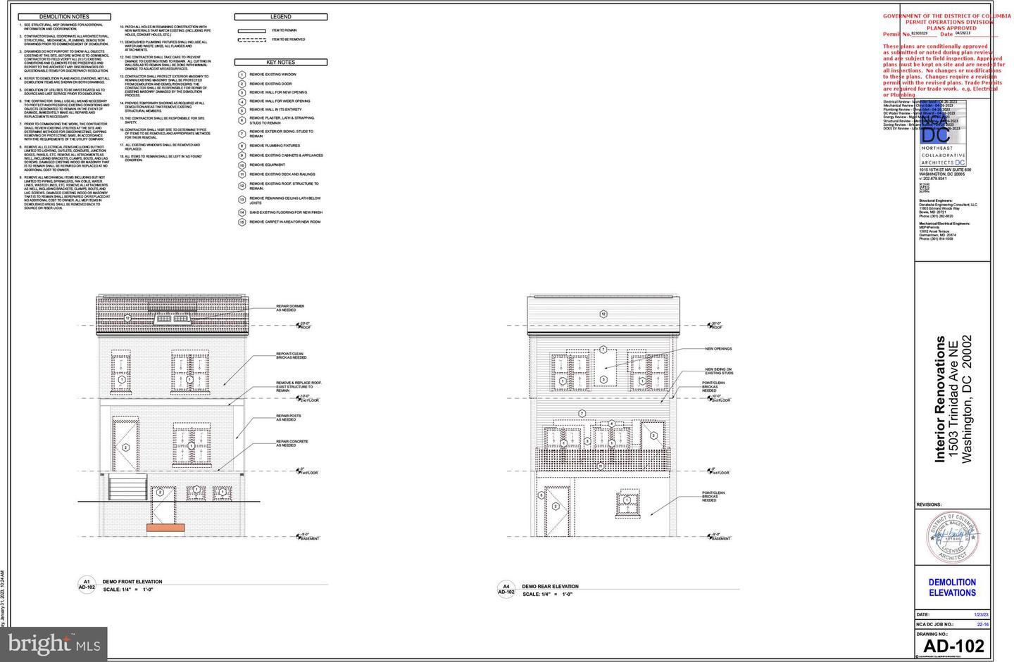 1503 TRINIDAD AVE NE, WASHINGTON, District Of Columbia 20002, 4 Bedrooms Bedrooms, ,3 BathroomsBathrooms,Residential,For sale,1503 TRINIDAD AVE NE,DCDC2220574 MLS # DCDC2220574