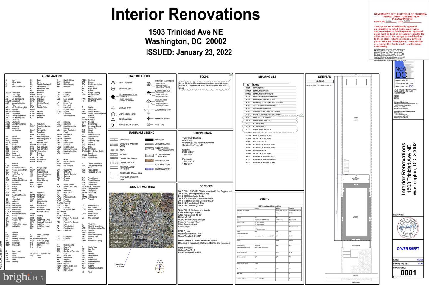 1503 TRINIDAD AVE NE, WASHINGTON, District Of Columbia 20002, 4 Bedrooms Bedrooms, ,3 BathroomsBathrooms,Residential,For sale,1503 TRINIDAD AVE NE,DCDC2220574 MLS # DCDC2220574