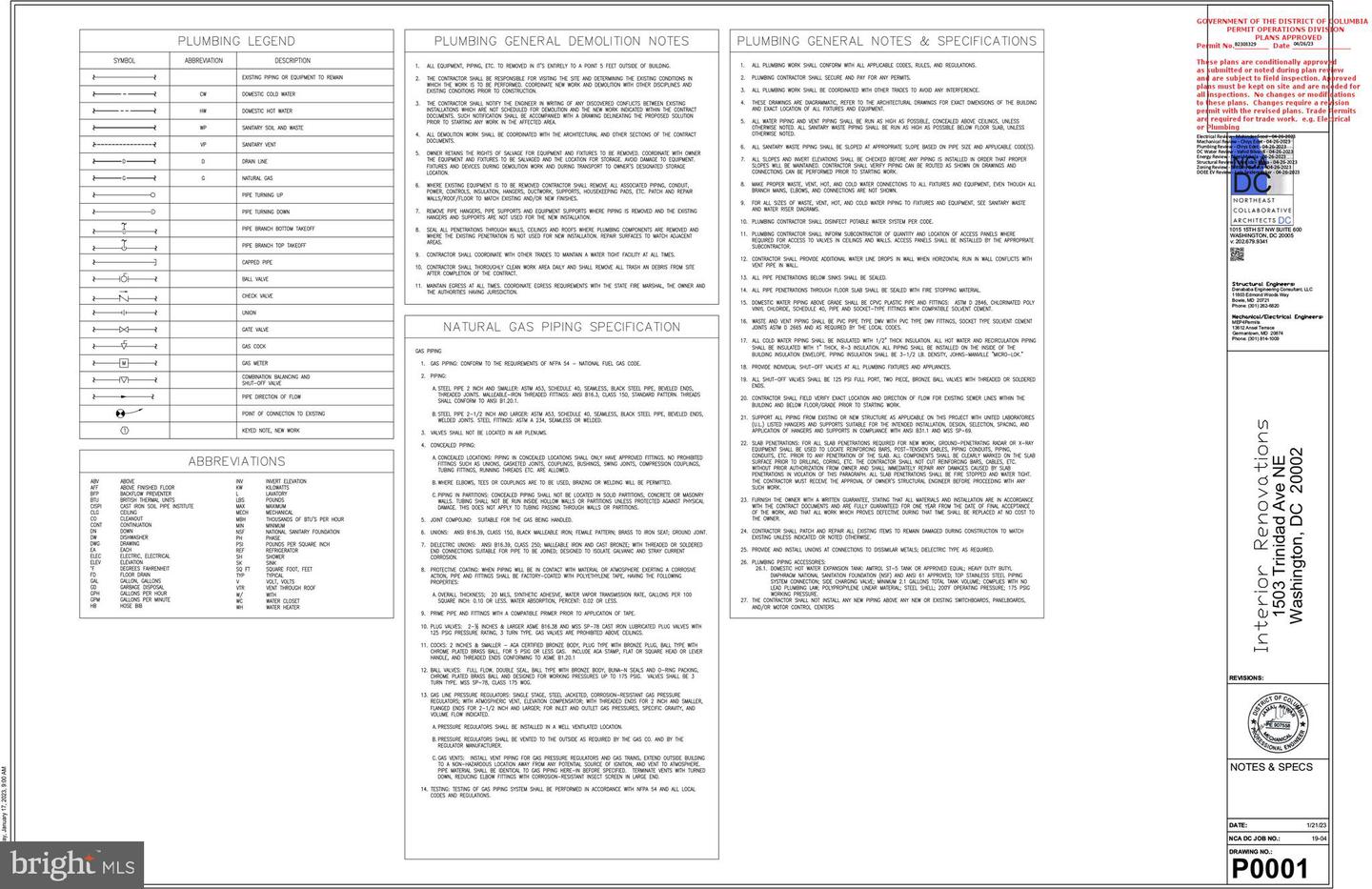 1503 TRINIDAD AVE NE, WASHINGTON, District Of Columbia 20002, 4 Bedrooms Bedrooms, ,3 BathroomsBathrooms,Residential,For sale,1503 TRINIDAD AVE NE,DCDC2220574 MLS # DCDC2220574