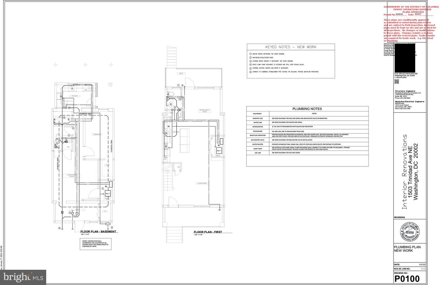 1503 TRINIDAD AVE NE, WASHINGTON, District Of Columbia 20002, 4 Bedrooms Bedrooms, ,3 BathroomsBathrooms,Residential,For sale,1503 TRINIDAD AVE NE,DCDC2220574 MLS # DCDC2220574
