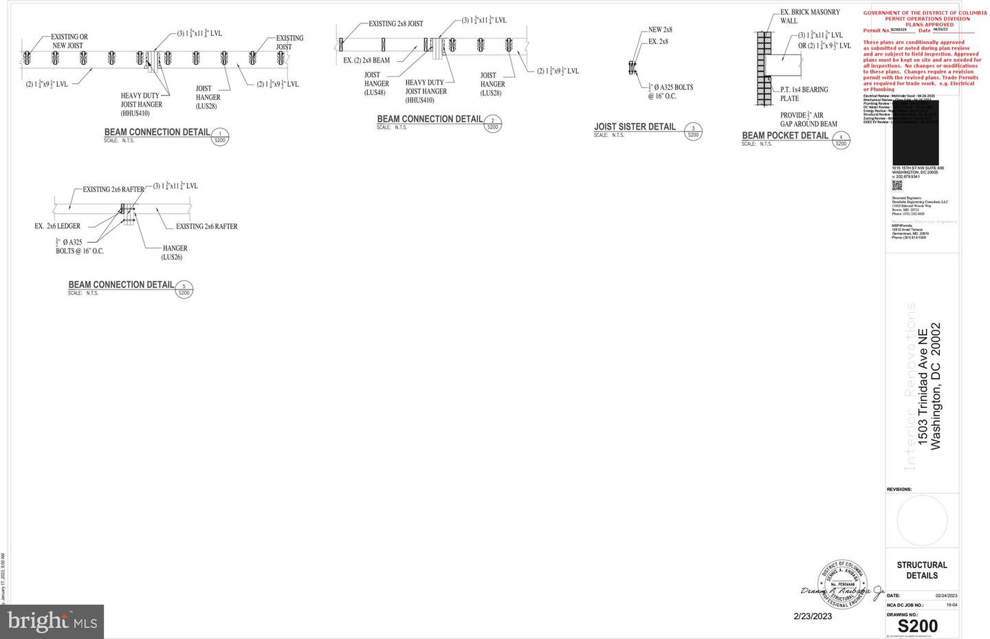 1503 TRINIDAD AVE NE, WASHINGTON, District Of Columbia 20002, 4 Bedrooms Bedrooms, ,3 BathroomsBathrooms,Residential,For sale,1503 TRINIDAD AVE NE,DCDC2220574 MLS # DCDC2220574