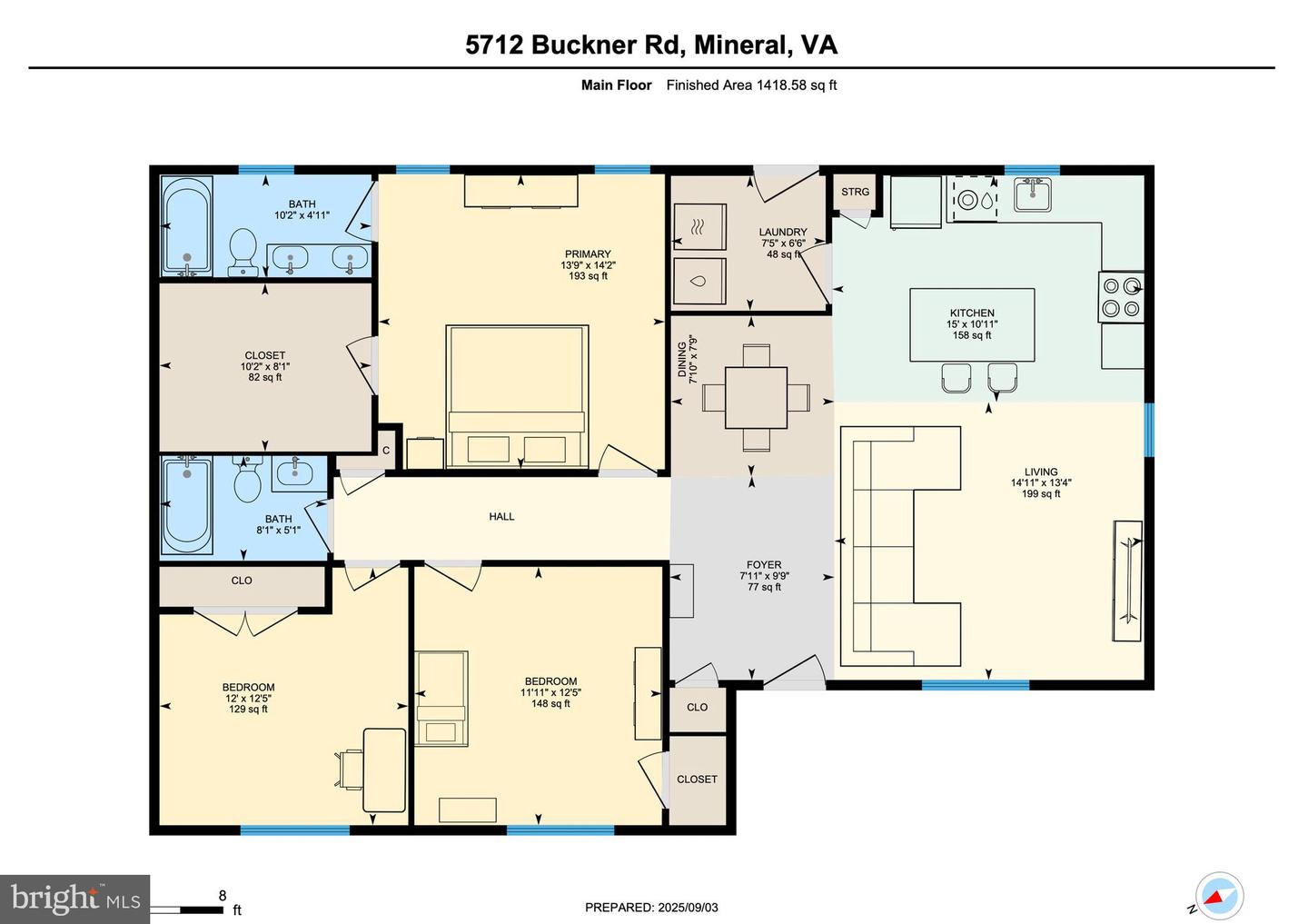 5712 BUCKNER RD, BUMPASS, Virginia 23024, 3 Bedrooms Bedrooms, ,2 BathroomsBathrooms,Residential,For sale,5712 BUCKNER RD,VALA2008538 MLS # VALA2008538