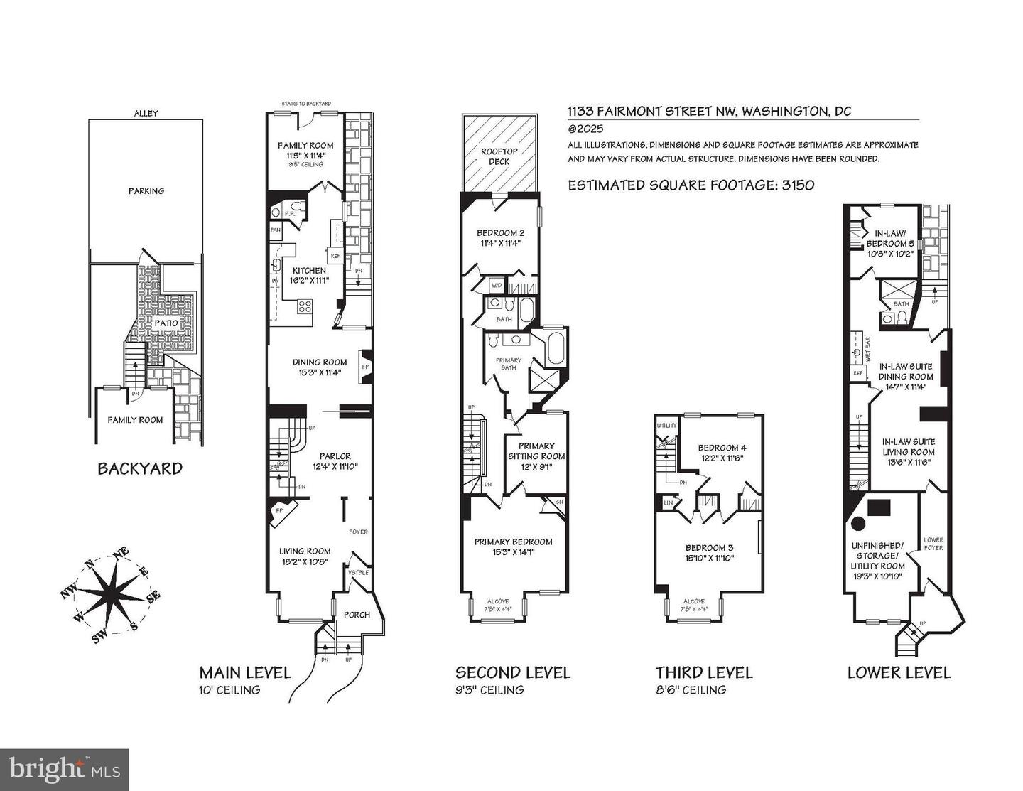 1133 FAIRMONT ST NW, WASHINGTON, District Of Columbia 20009, 5 Bedrooms Bedrooms, ,3 BathroomsBathrooms,Residential,For sale,1133 FAIRMONT ST NW,DCDC2221160 MLS # DCDC2221160