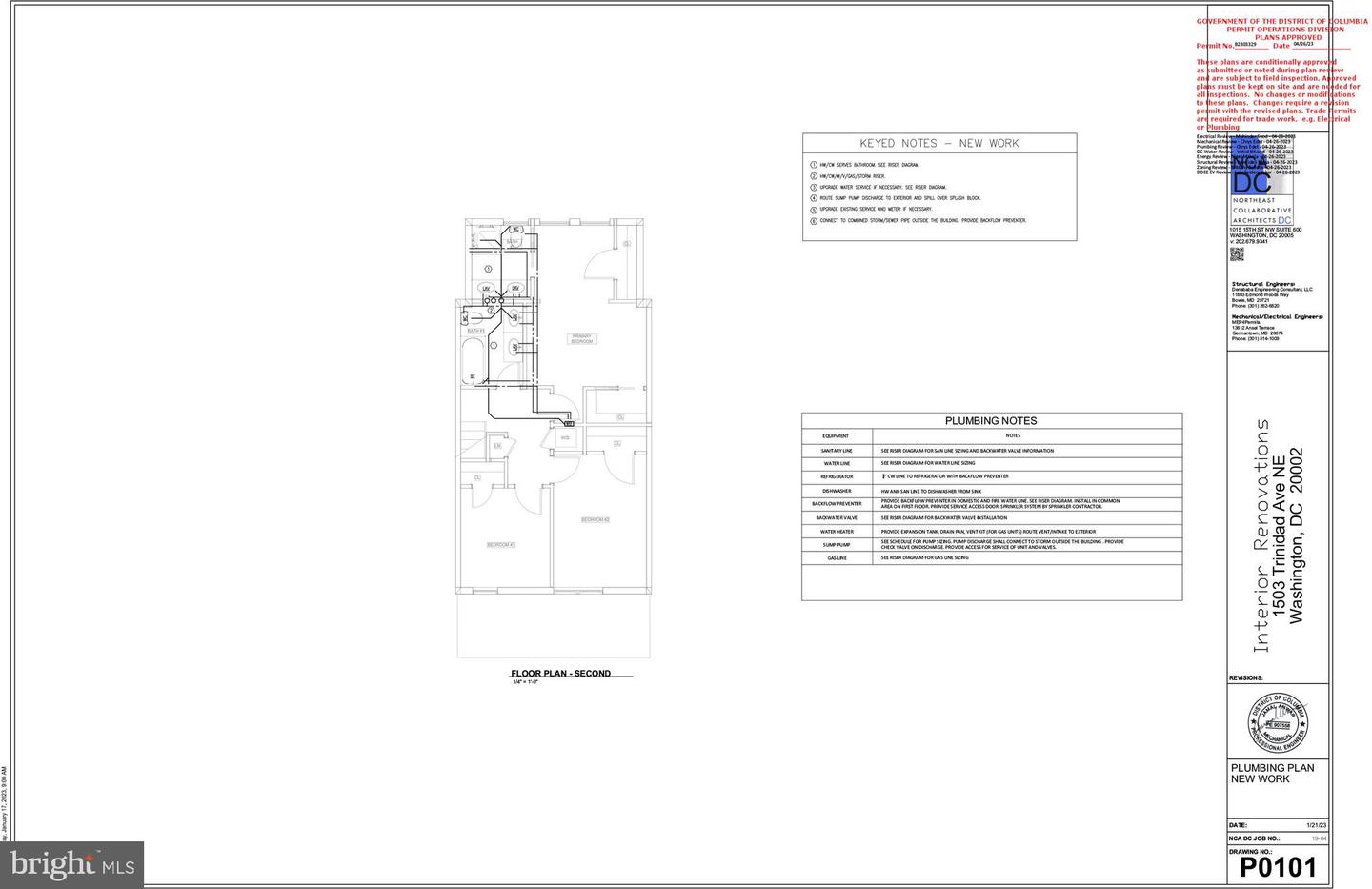 1503 TRINIDAD AVE NE, WASHINGTON, District Of Columbia 20002, 4 Bedrooms Bedrooms, ,3 BathroomsBathrooms,Residential,For sale,1503 TRINIDAD AVE NE,DCDC2221178 MLS # DCDC2221178