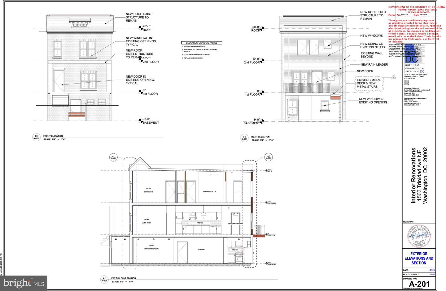 1503 TRINIDAD AVE NE, WASHINGTON, District Of Columbia 20002, 4 Bedrooms Bedrooms, ,3 BathroomsBathrooms,Residential,For sale,1503 TRINIDAD AVE NE,DCDC2221178 MLS # DCDC2221178