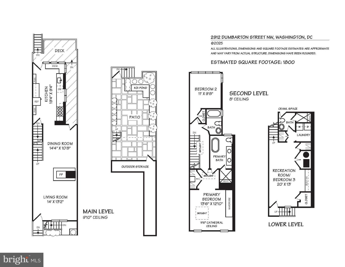 2912 DUMBARTON ST NW, WASHINGTON, District Of Columbia 20007, 3 Bedrooms Bedrooms, ,3 BathroomsBathrooms,Residential,For sale,2912 DUMBARTON ST NW,DCDC2221362 MLS # DCDC2221362