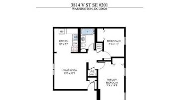 3814 V ST SE #201, WASHINGTON, District Of Columbia 20020, 2 Bedrooms Bedrooms, ,1 BathroomBathrooms,Residential,For sale,3814 V ST SE #201,DCDC2221552 MLS # DCDC2221552