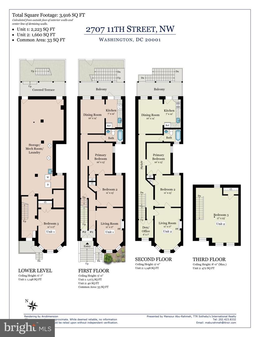 2707 11TH ST NW, WASHINGTON, District Of Columbia 20001, 6 Bedrooms Bedrooms, ,2 BathroomsBathrooms,Residential,For sale,2707 11TH ST NW,DCDC2221530 MLS # DCDC2221530