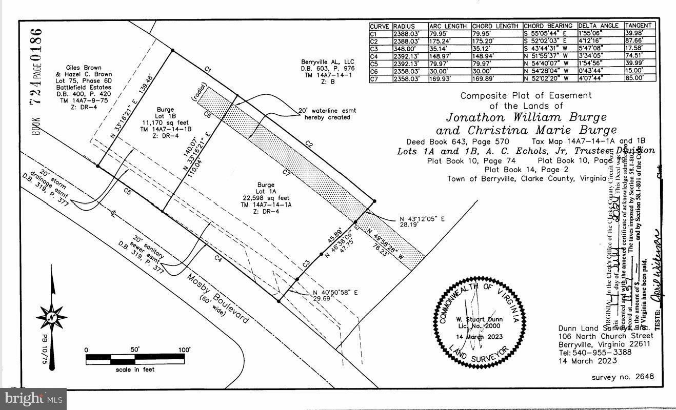 LOT 1A MOSBY, BERRYVILLE, Virginia 22611, ,Land,For sale,LOT 1A MOSBY,VACL2006058 MLS # VACL2006058