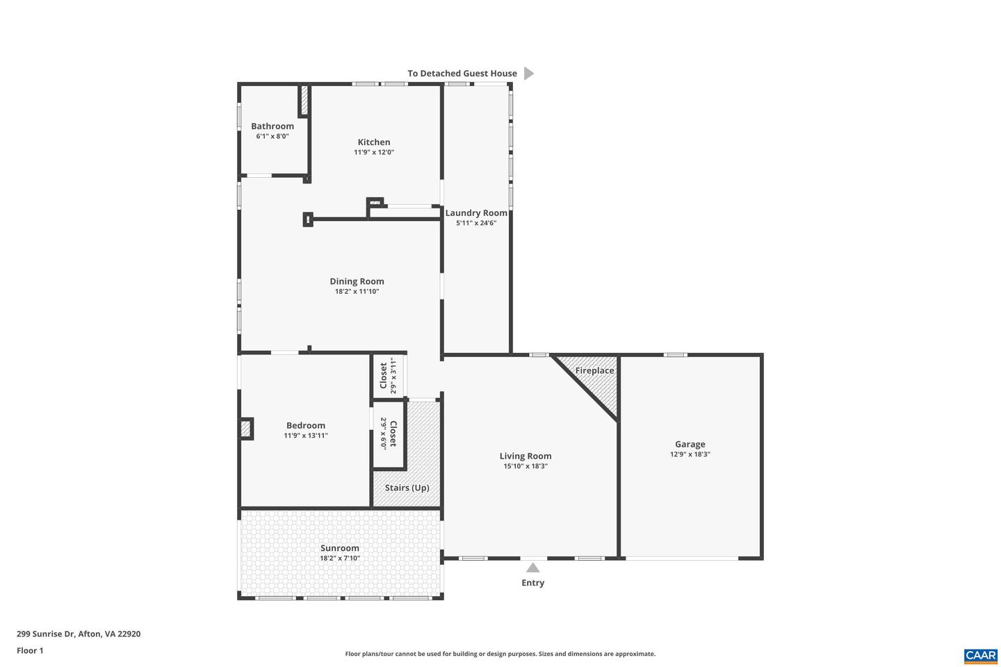 299 SUNRISE DR, AFTON, Virginia 22920, 4 Bedrooms Bedrooms, ,3 BathroomsBathrooms,Residential,For sale,299 SUNRISE DR,668974 MLS # 668974