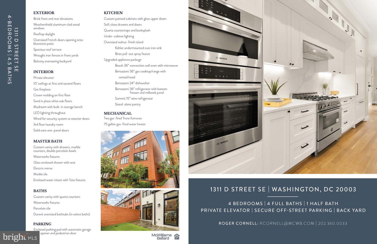 1311 D ST SE, WASHINGTON, District Of Columbia 20003, 4 Bedrooms Bedrooms, ,4 BathroomsBathrooms,Residential,For sale,1311 D ST SE,DCDC2217242 MLS # DCDC2217242