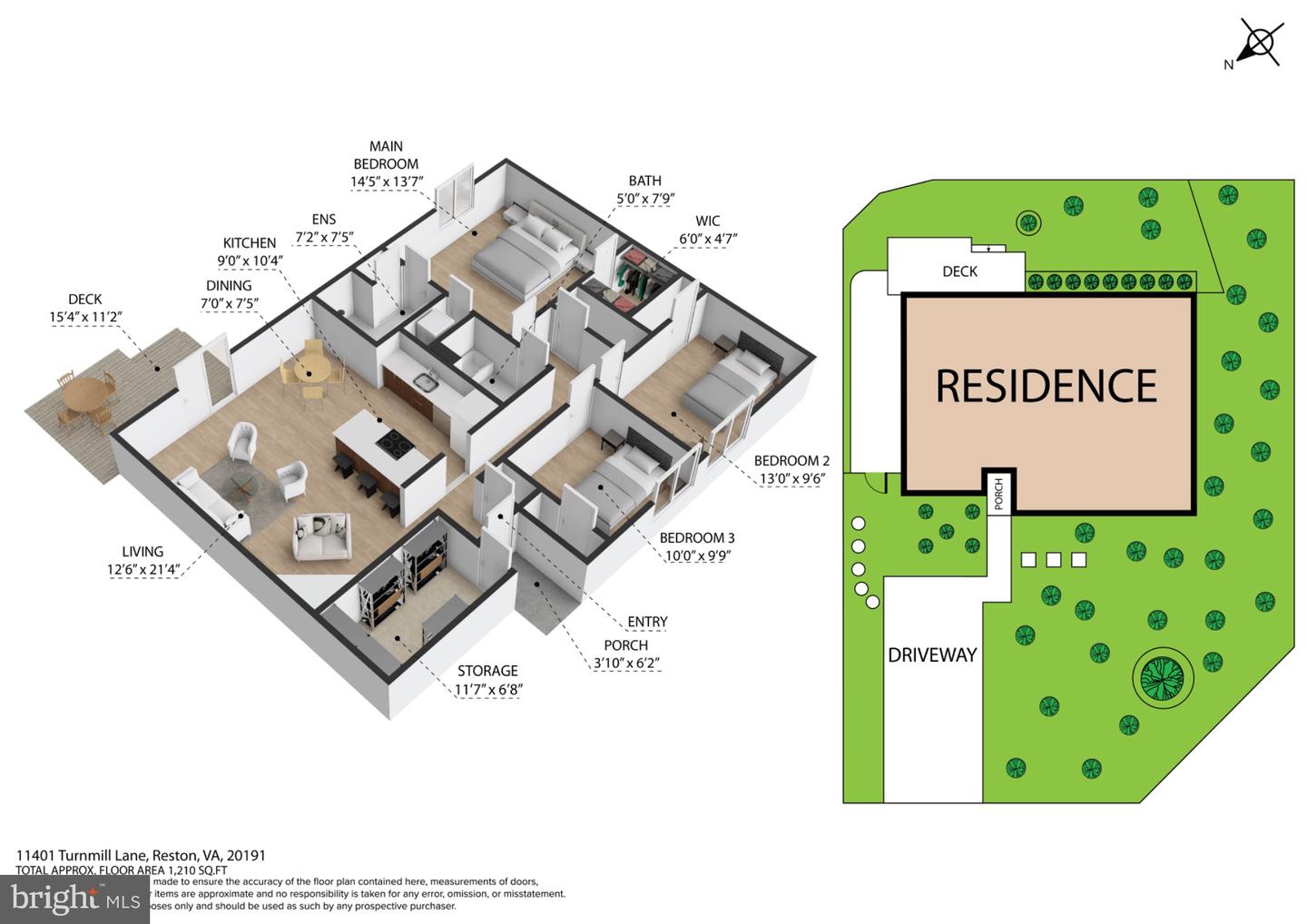 11401 TURNMILL LN, RESTON, Virginia 20191, 3 Bedrooms Bedrooms, 5 Rooms Rooms,2 BathroomsBathrooms,Residential,For sale,11401 TURNMILL LN,VAFX2265094 MLS # VAFX2265094