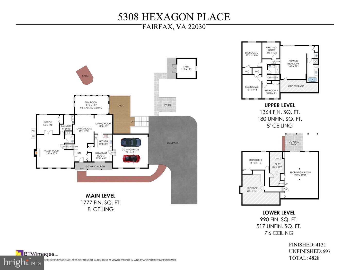 5308 HEXAGON PL, FAIRFAX, Virginia 22030, 5 Bedrooms Bedrooms, ,3 BathroomsBathrooms,Residential,For sale,5308 HEXAGON PL,VAFX2266052 MLS # VAFX2266052