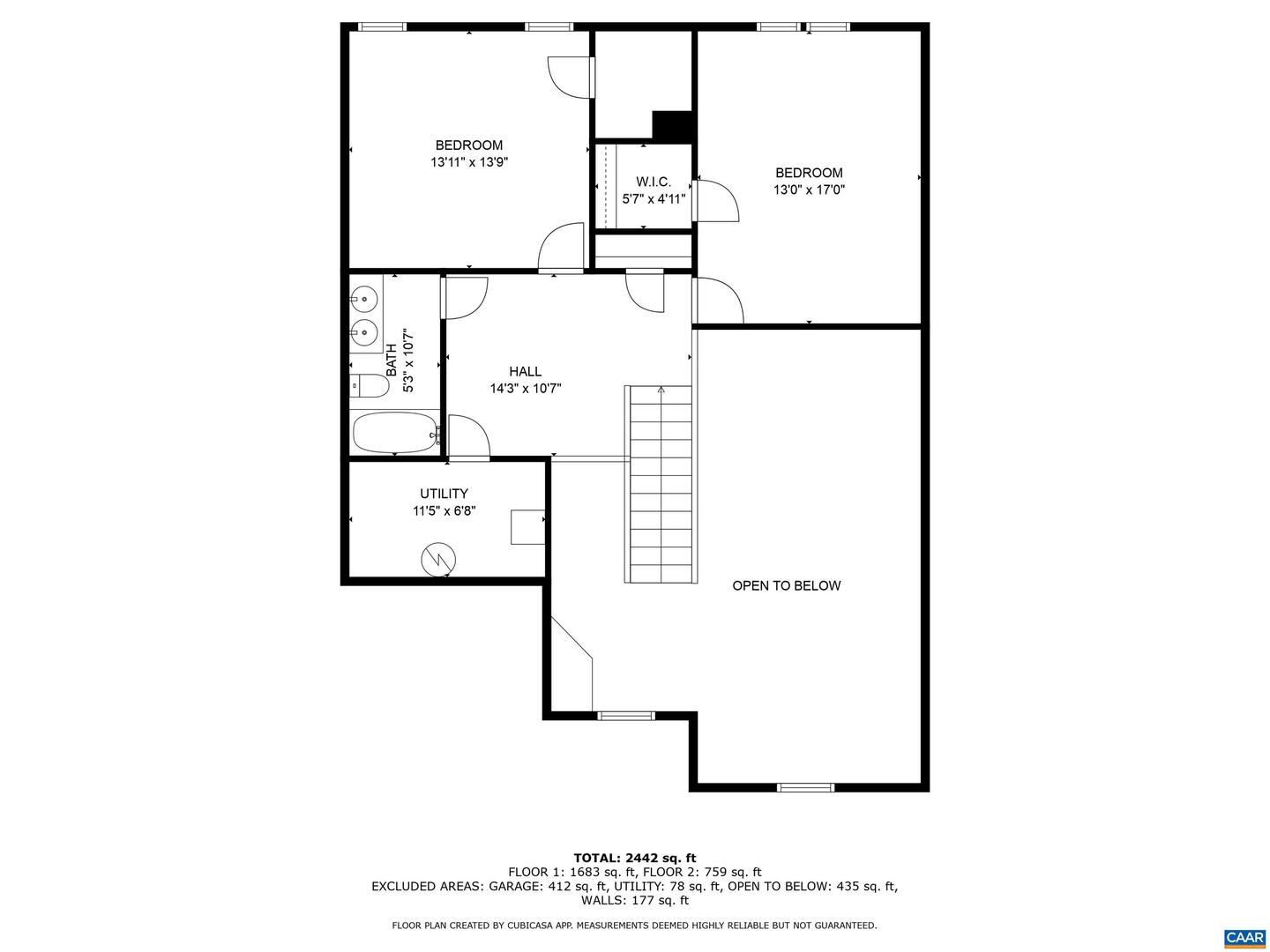 50 APPLE BLOSSOM CT, NELLYSFORD, Virginia 22958, 3 Bedrooms Bedrooms, ,2 BathroomsBathrooms,Residential,For sale,50 APPLE BLOSSOM CT,668980 MLS # 668980