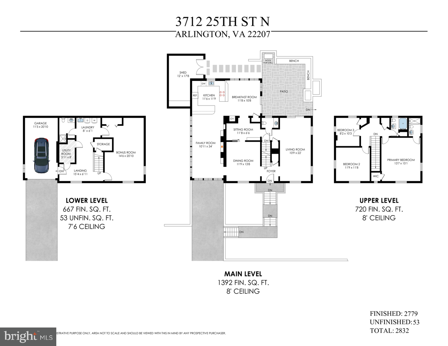 3712 25TH ST N, ARLINGTON, Virginia 22207, 3 Bedrooms Bedrooms, ,3 BathroomsBathrooms,Residential,For sale,3712 25TH ST N,VAAR2063220 MLS # VAAR2063220