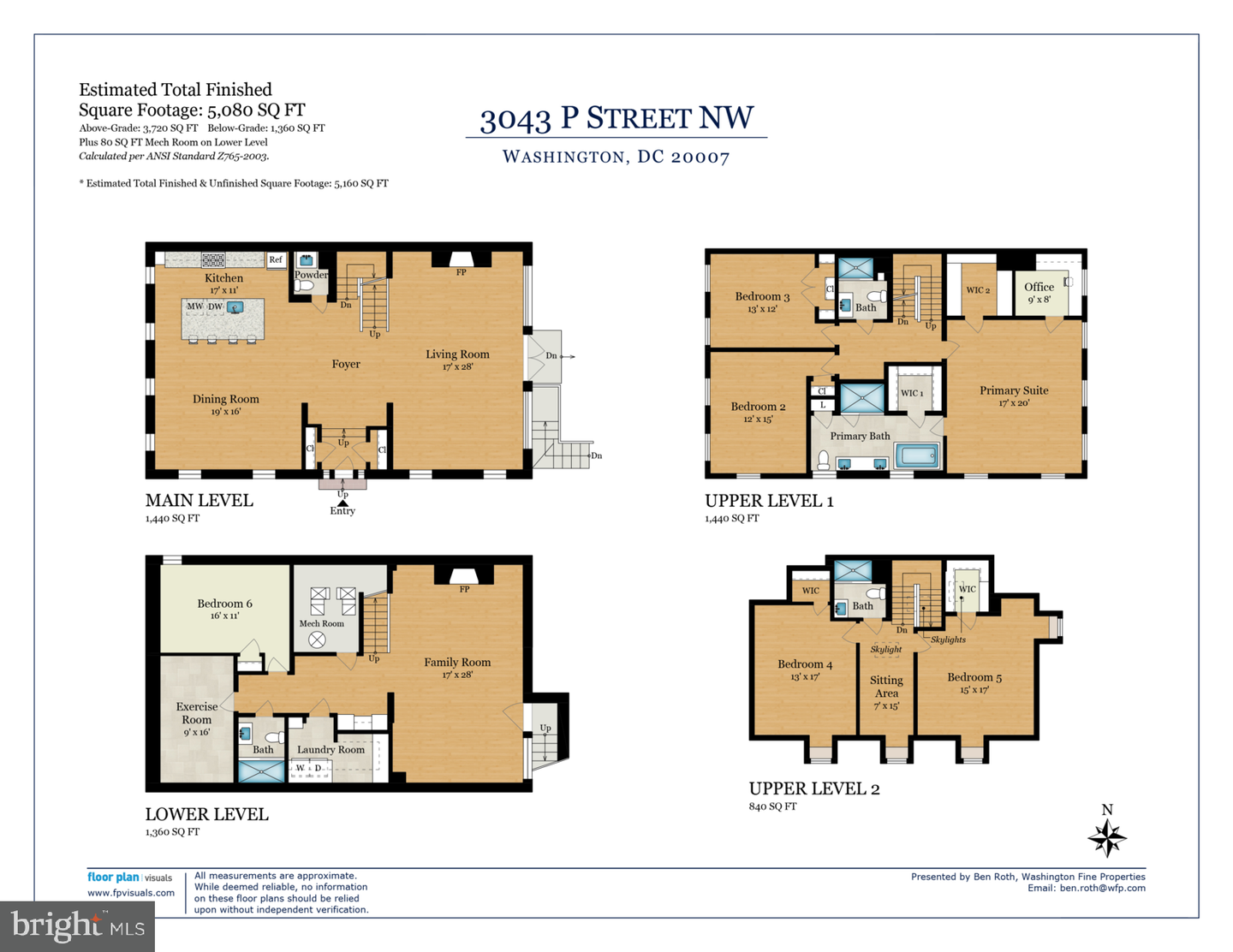 3043 P ST NW, WASHINGTON, District Of Columbia 20007, 6 Bedrooms Bedrooms, ,4 BathroomsBathrooms,Residential,For sale,3043 P ST NW,DCDC2221848 MLS # DCDC2221848