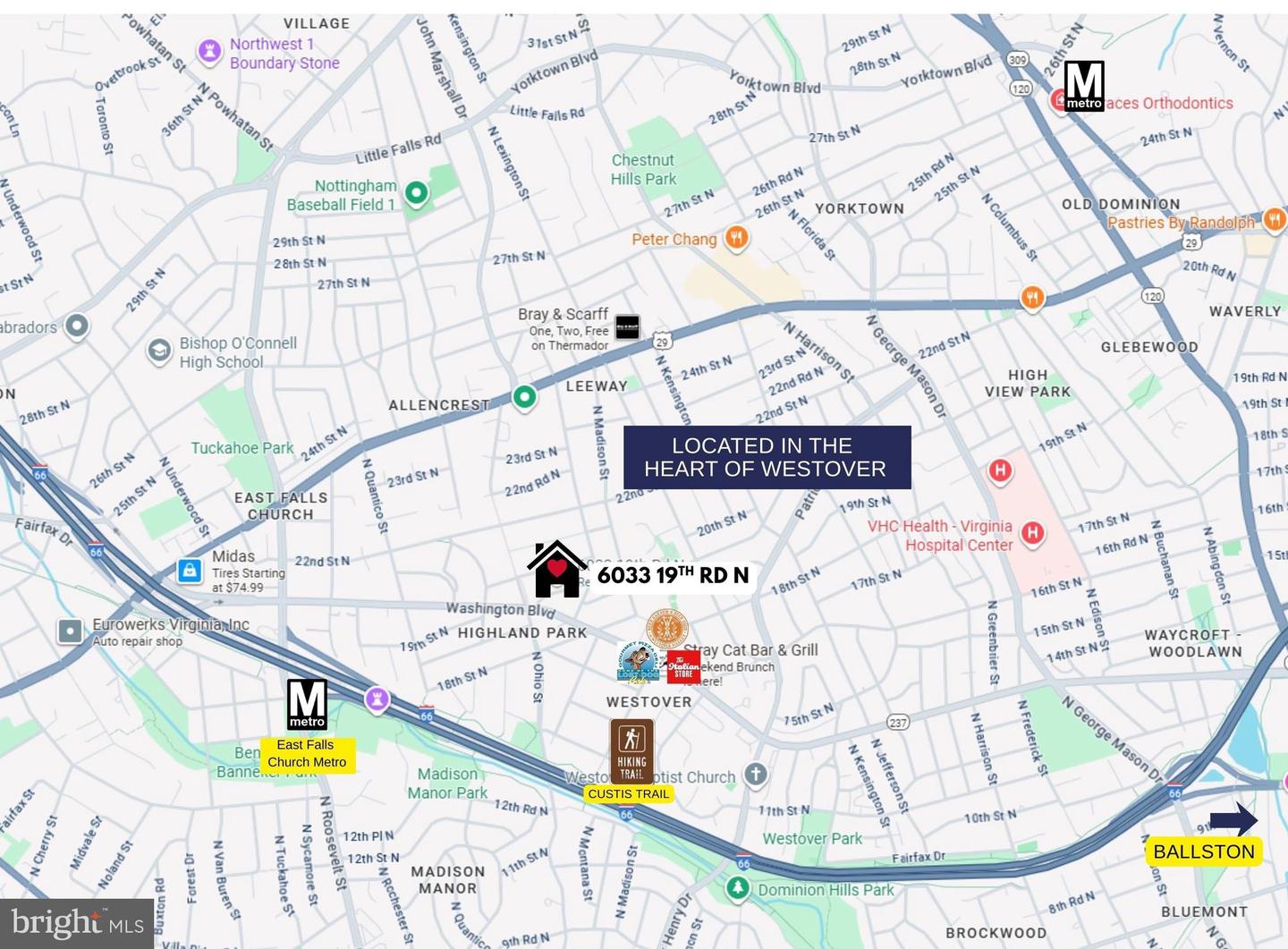 6033 19TH RD N, ARLINGTON, Virginia 22205, 2 Bedrooms Bedrooms, 4 Rooms Rooms,1 BathroomBathrooms,Residential,For sale,6033 19TH RD N,VAAR2061486 MLS # VAAR2061486