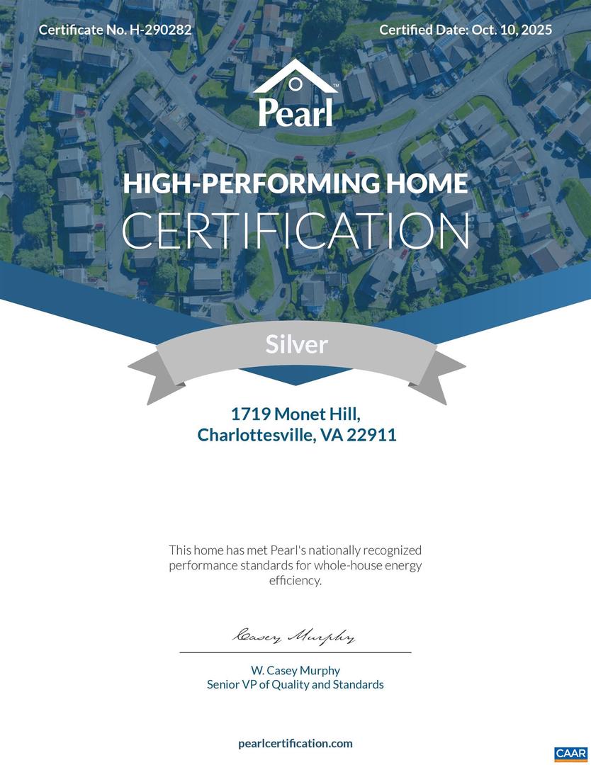 1719 MONET HILL, CHARLOTTESVILLE, Virginia 22911, 5 Bedrooms Bedrooms, ,3 BathroomsBathrooms,Residential,For sale,1719 MONET HILL,669101 MLS # 669101