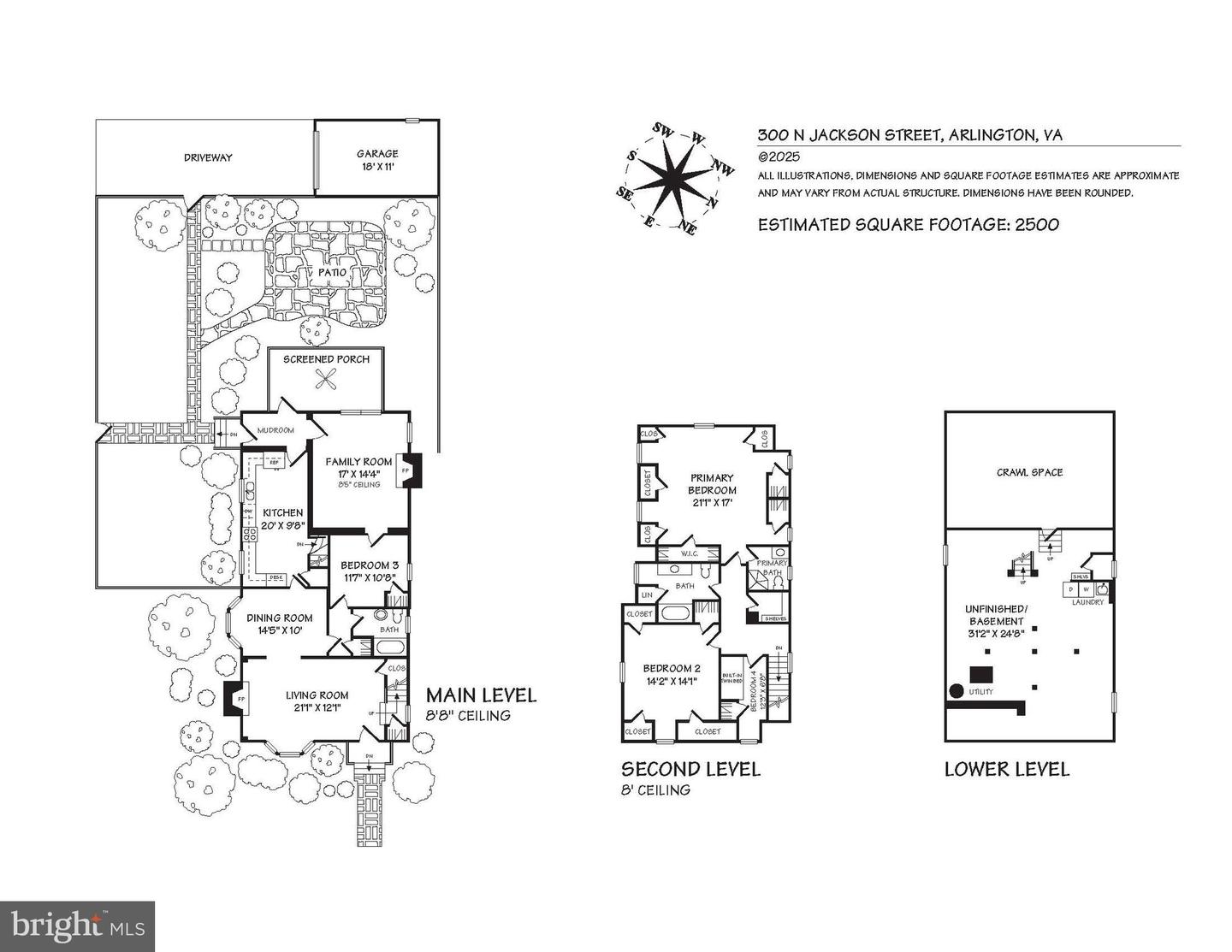 300 N JACKSON ST, ARLINGTON, Virginia 22201, 4 Bedrooms Bedrooms, ,3 BathroomsBathrooms,Residential,For sale,300 N JACKSON ST,VAAR2064006 MLS # VAAR2064006