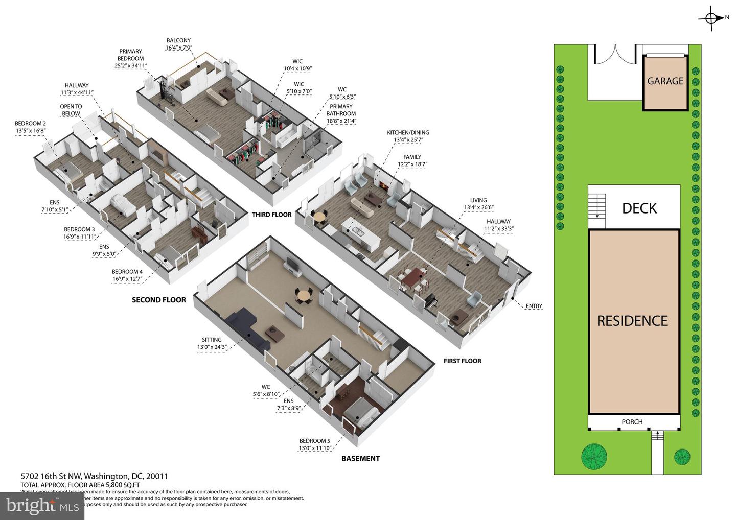 5702 16TH ST NW, WASHINGTON, District Of Columbia 20011, 5 Bedrooms Bedrooms, ,4 BathroomsBathrooms,Residential,For sale,5702 16TH ST NW,DCDC2223622 MLS # DCDC2223622