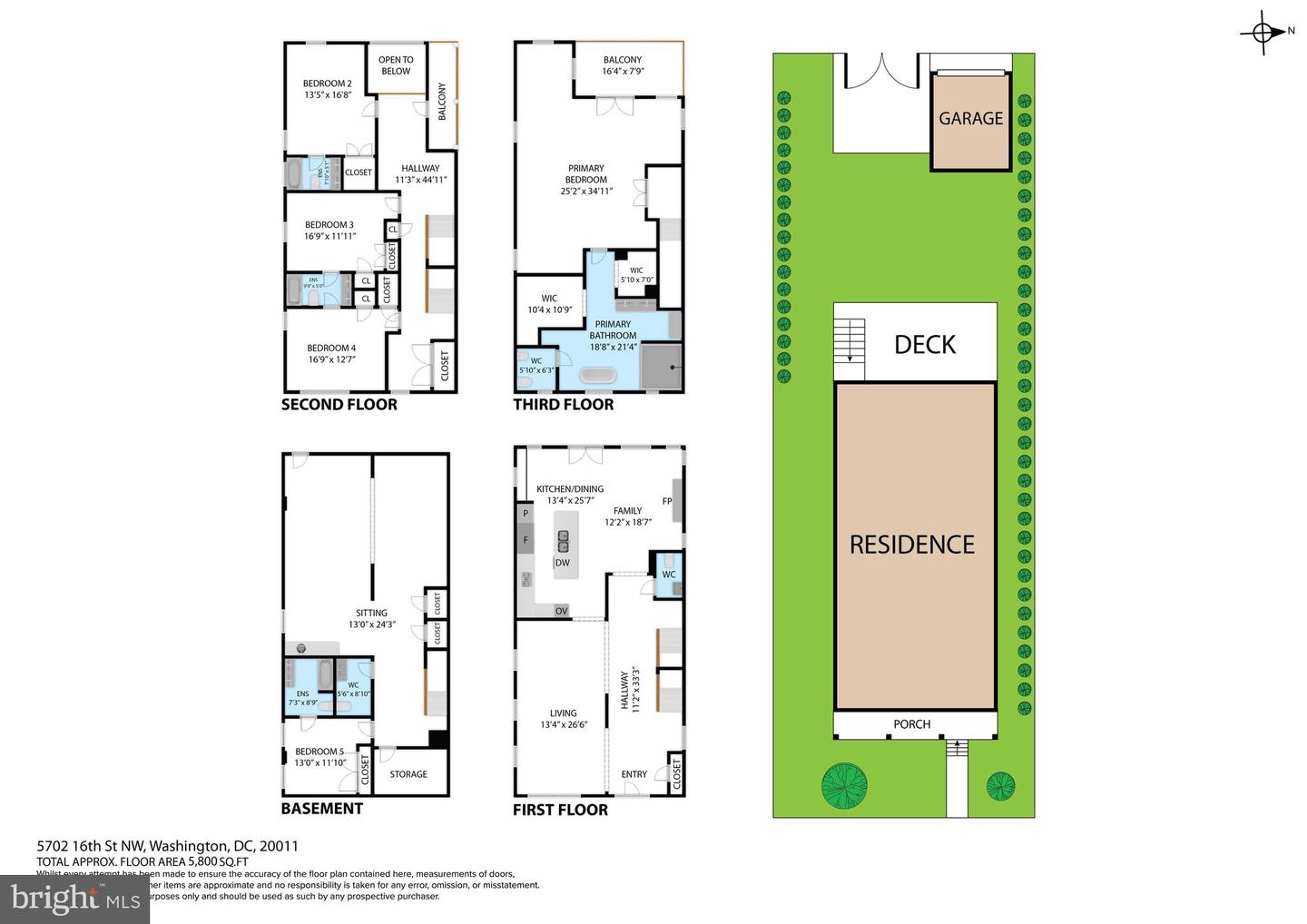 5702 16TH ST NW, WASHINGTON, District Of Columbia 20011, 5 Bedrooms Bedrooms, ,4 BathroomsBathrooms,Residential,For sale,5702 16TH ST NW,DCDC2223622 MLS # DCDC2223622