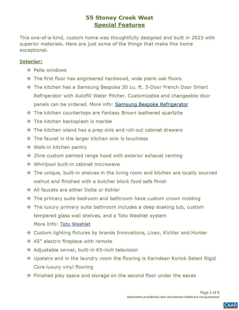 55 STONEY CREEK WEST, NELLYSFORD, Virginia 22958, 5 Bedrooms Bedrooms, ,3 BathroomsBathrooms,Residential,For sale,55 STONEY CREEK WEST,669273 MLS # 669273