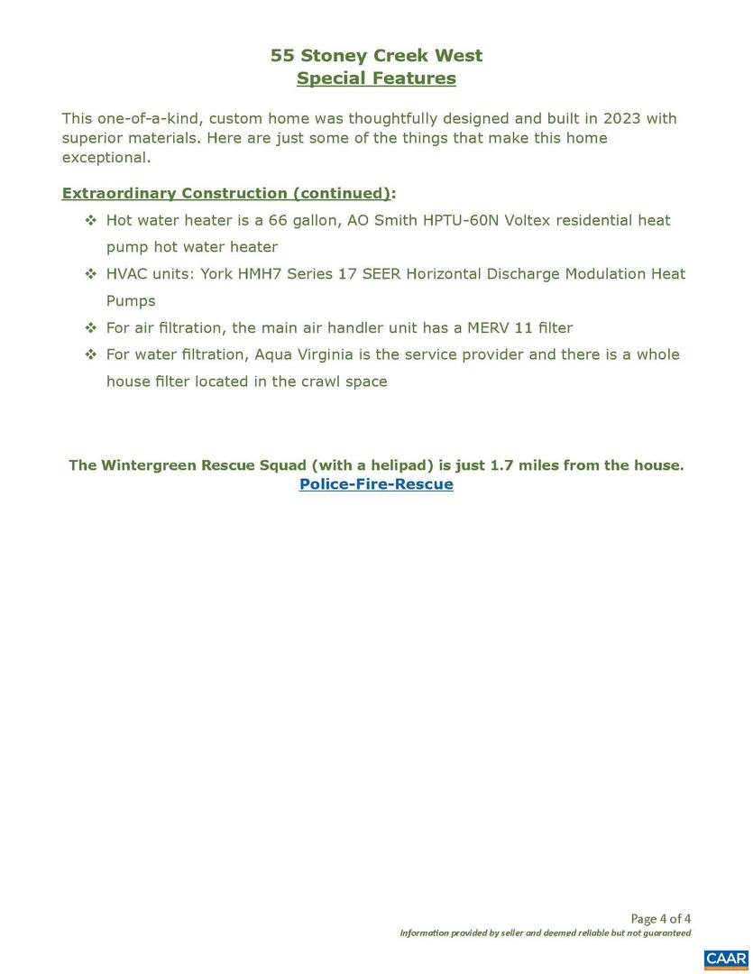 55 STONEY CREEK WEST, NELLYSFORD, Virginia 22958, 5 Bedrooms Bedrooms, ,3 BathroomsBathrooms,Residential,For sale,55 STONEY CREEK WEST,669273 MLS # 669273