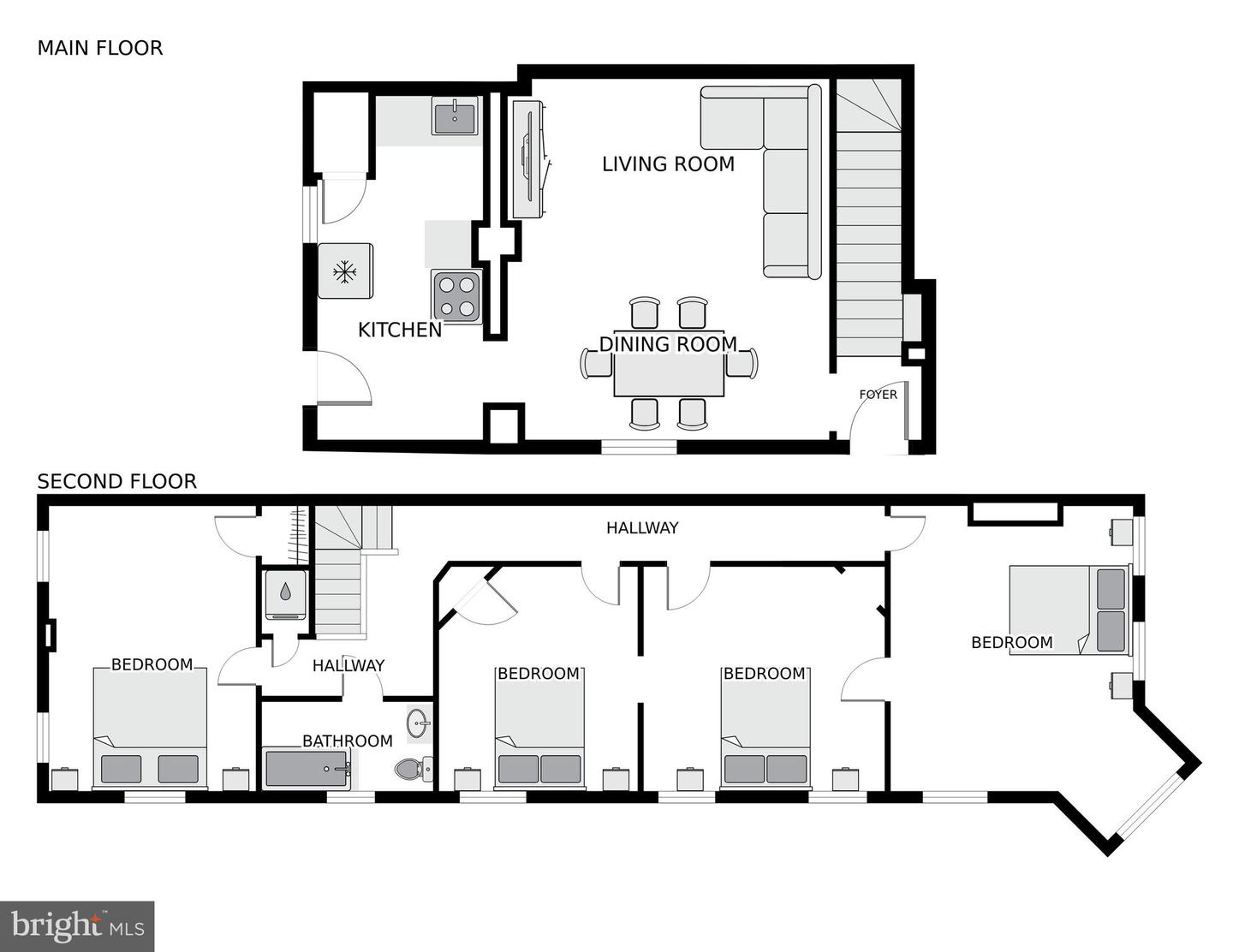 1720 1ST ST NW, WASHINGTON, District Of Columbia 20001, 4 Bedrooms Bedrooms, ,1 BathroomBathrooms,Residential,For sale,1720 1ST ST NW,DCDC2205372 MLS # DCDC2205372
