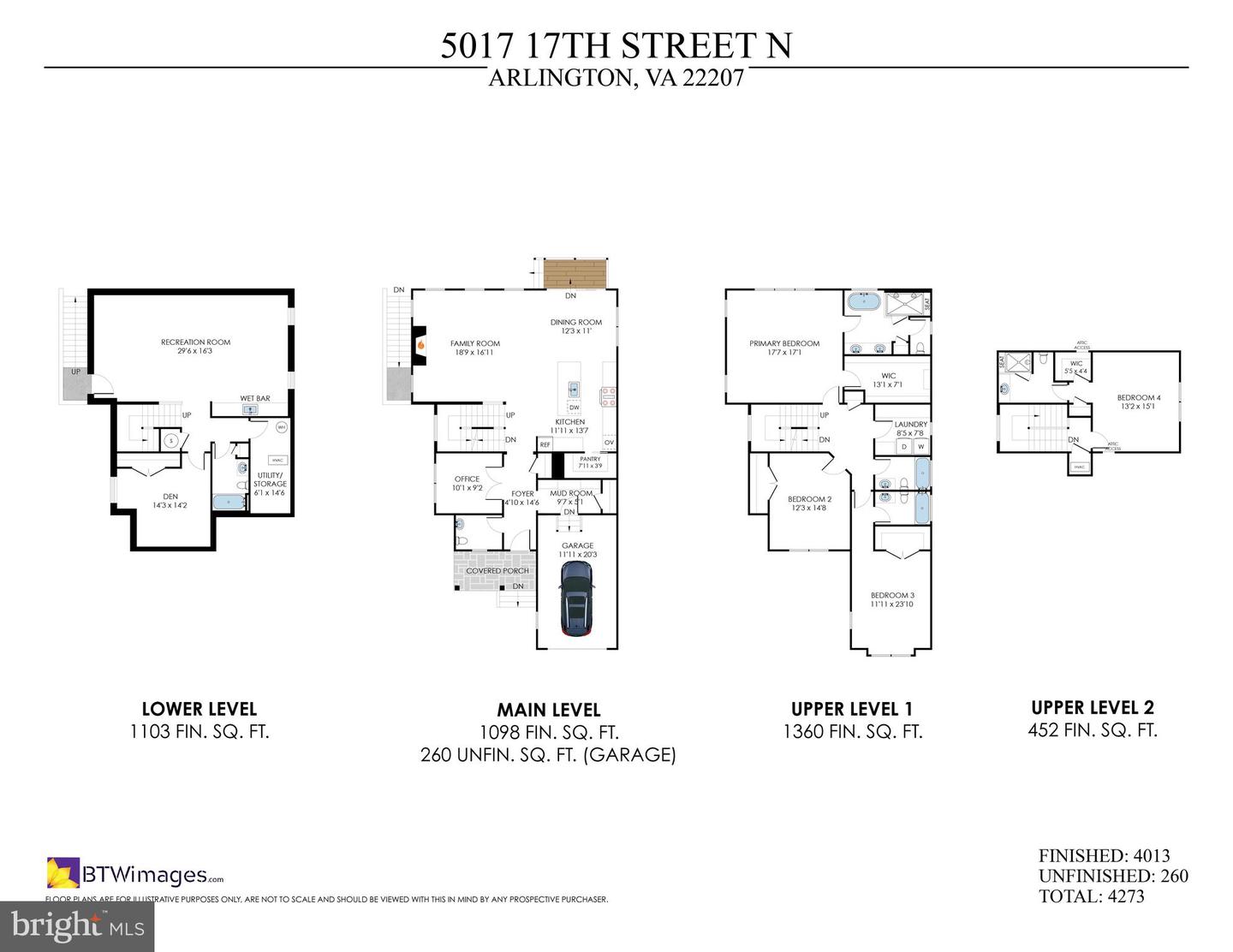 5017 17TH ST N, ARLINGTON, Virginia 22207, 5 Bedrooms Bedrooms, ,5 BathroomsBathrooms,Residential,For sale,5017 17TH ST N,VAAR2063190 MLS # VAAR2063190