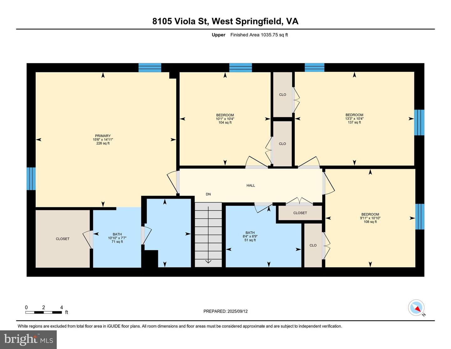 8105 VIOLA ST, SPRINGFIELD, Virginia 22152, 4 Bedrooms Bedrooms, ,2 BathroomsBathrooms,Residential,For sale,8105 VIOLA ST,VAFX2264808 MLS # VAFX2264808